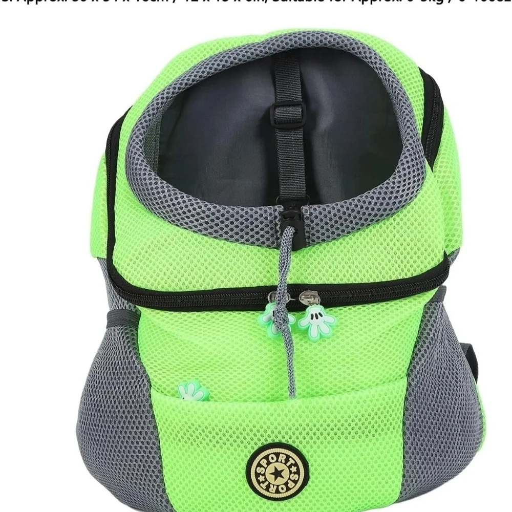 Neon Green Dog Carrier Backpack